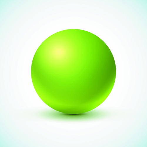 Shiny Spheres design vector 01