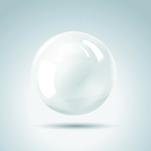 Shiny Spheres design vector 04