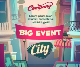 Street advertising billboard vector 02