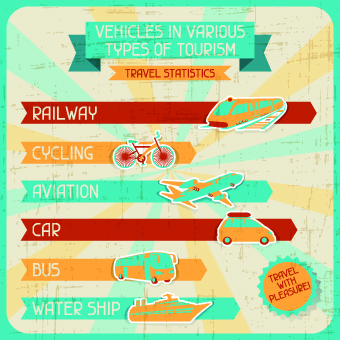Transport banners vector 04