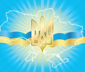 Different Ukraine symbols vector 02