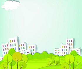 Vector Urban Landscapes set 02