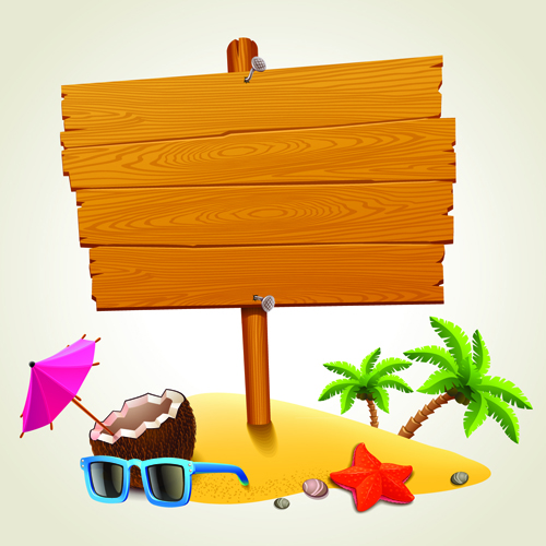 Vacation design vector backgrounds 04