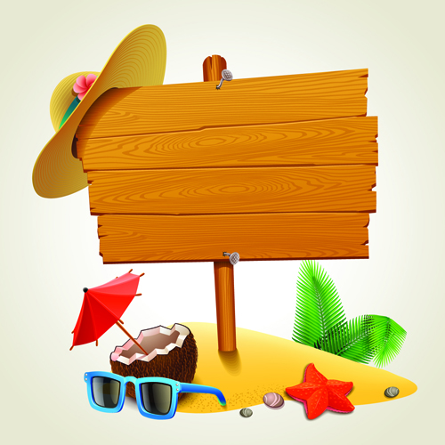 Vacation design vector backgrounds 05