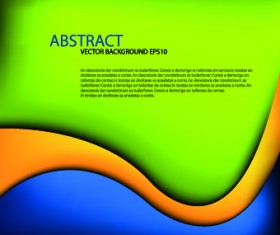 Dynamic curves vector background 03