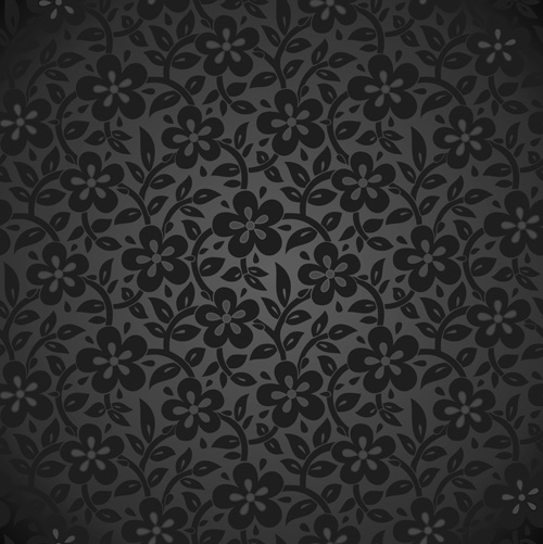 black floral background design