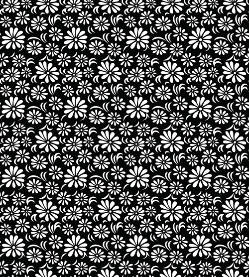 Black floral backgrounds 04