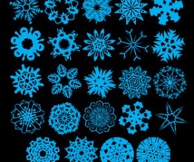 9Snowflake Photoshop Brushes
