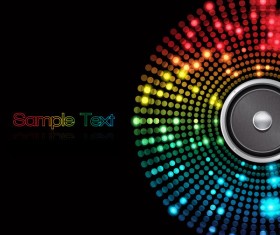 Abstract colored dot background 5 vector art