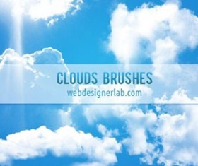 Free Clouds Photoshop Brushes