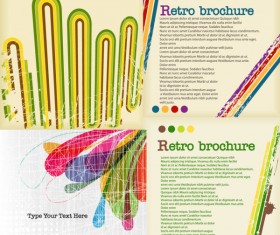 Hand painted fruit background vector