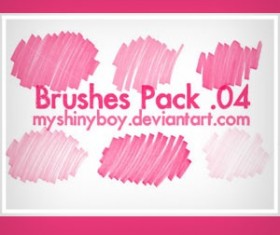 Marker Stroke Photoshop Brushes