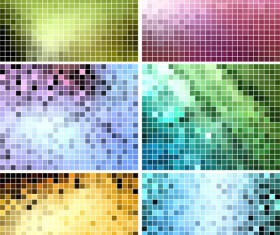 Mosaic background Vector