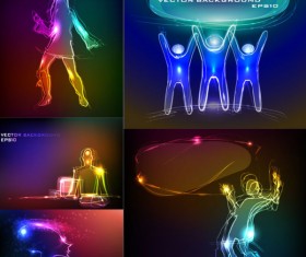 Woman design elements 01 Vector