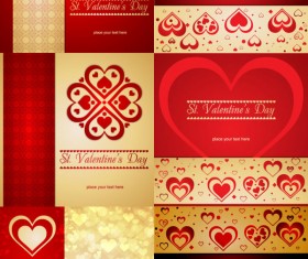 Heart-shaped pattern background