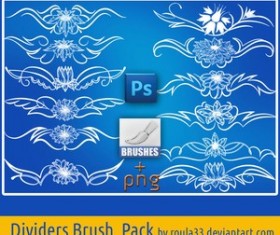 Dividers Brush Pack Photoshop Brushes