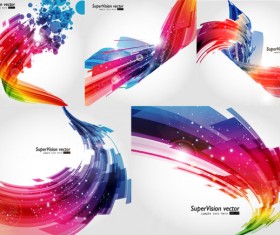 Abstract visual effects background Vector Graphic
