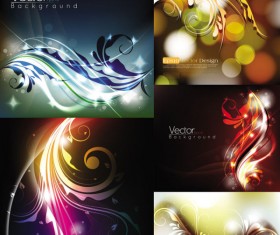 Figures cut scene and circle Vector