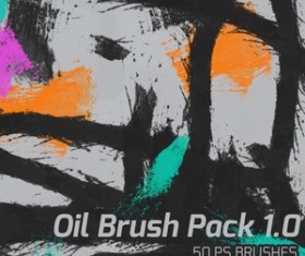 Oil Brush Pack 1.0 Photoshop Brushes