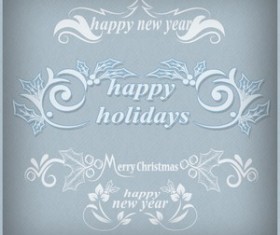 Christmas Text Brushes Photoshop Brushes