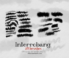 Interrobang Painting Brushes Photoshop Brushes