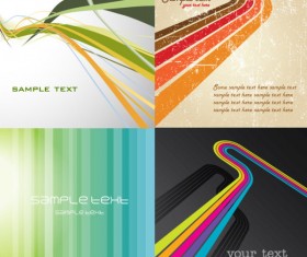 Dynamic lines background vector Graphic