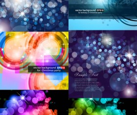 Halo star background vector graphics