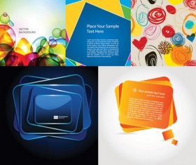 Abstract background set