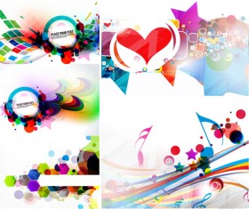 Modern decorative pattern background vector