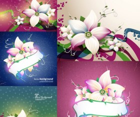 Elements of floral design background