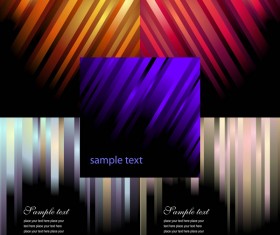Colour stripe background vector material