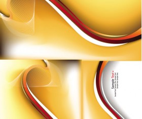 Fringe golden gradient background vector