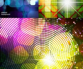 Dot light background design vector