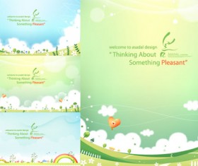 Spring green background