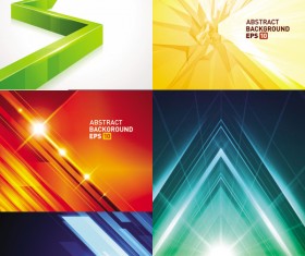 Abstract 3D halo background vector