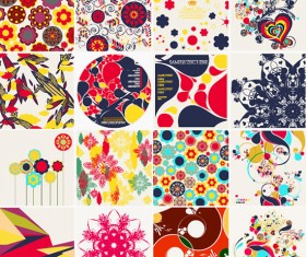 Fashion floral background Vector graphic