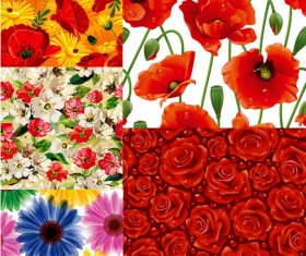 Elements of stylish decorative pattern background art vector