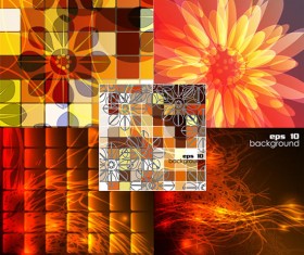 Square grid stripe background vector