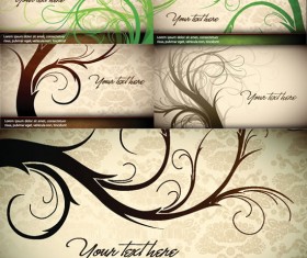 Retro extension decorative pattern background vector material