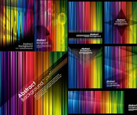 Colorful striped background vector