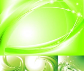 Elements of green movement patterns backgrounds vector art