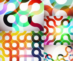 Bright arc background art vector