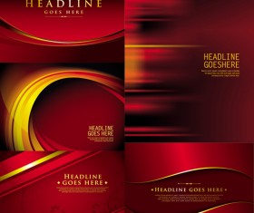 Luxurious red background vector