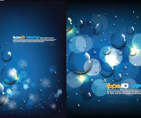 Blue water background art