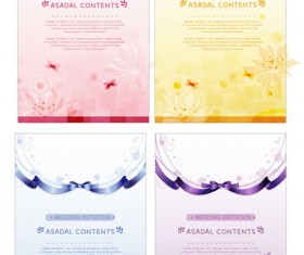 Elegant poster background vector