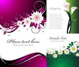 Flower retro background