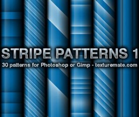 Blue Stripes 1 Pattern Set