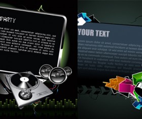 Cool black background Vector graphic