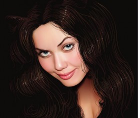 Realistic women Vector