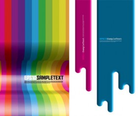 Flow Color Background Vector Graphic